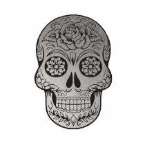 Silver Metallic Skull